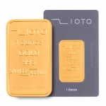 شمش طلا یک انسی زیوتو - عیار 995