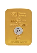 شمش طلا 100 گرمی پارسیس - عیار 999.9