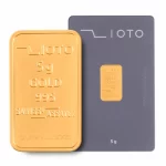 شمش طلا زیوتو 5 گرم - عیار 995