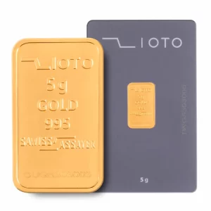 شمش طلا زیوتو 5 گرم - عیار 995