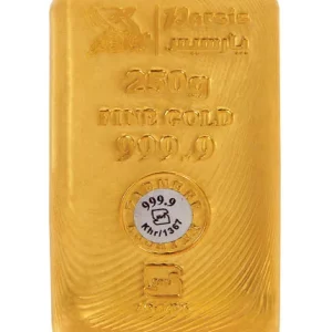 شمش طلا 250 گرمی پارسیس - عیار 999.9