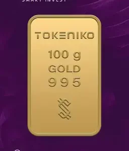 شمش طلا توکنیکو 100 گرم - عیار 995
