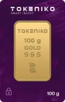 شمش طلا توکنیکو 100 گرم - عیار 995