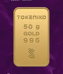 شمش طلا توکنیکو 50 گرم