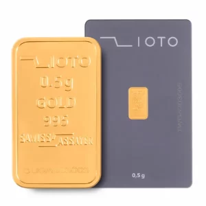 شمش طلا زیوتو 0.5 گرم - عیار 995-طلاگستران-1