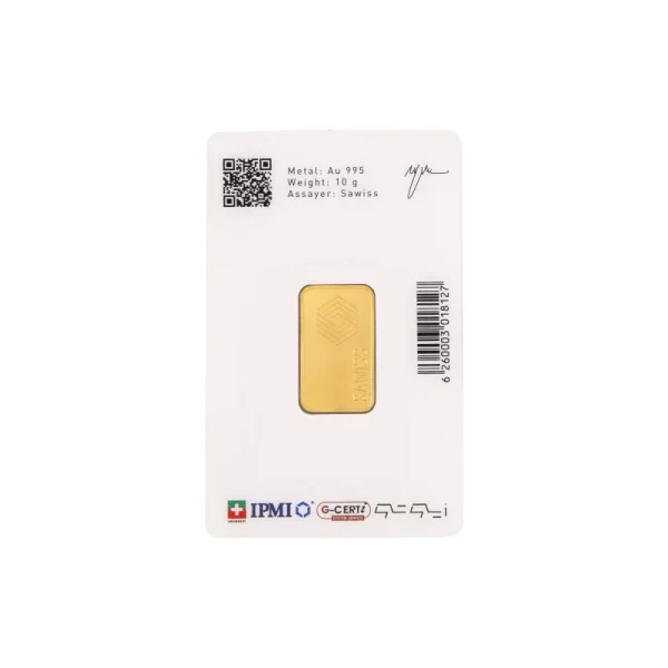 شمش طلا زیوتو 10 گرم - عیار 995 -4