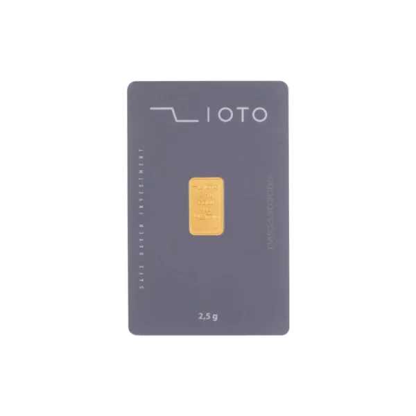 شمش طلا زیوتو 2.5 گرم - عیار 995-3