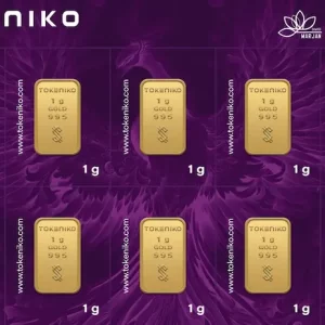 شمش طلا سیمکارتی توکنیکو - ۱۰ عدد شمش ۱ گرمی عیار 995