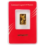 شمش طلا ۲۵۰ سوتی طرح سیمرغ ایران شمش