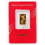 شمش طلا ۴۰۰ سوتی طرح سیمرغ ایران شمش